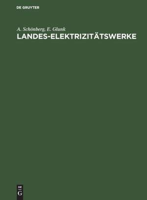 Landes-Elektrizitätswerke de E. Glunk