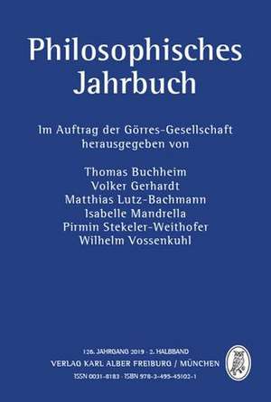 Philosophisches Jahrbuch 126/2 de Thomas Buchheim