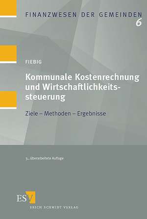 Kommunale Kostenrechnung und Wirtschaftlichkeitssteuerung de Helmut Fiebig