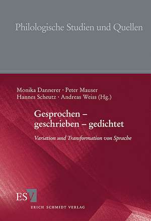 Gesprochen - geschrieben - gedichtet de Monika Dannerer