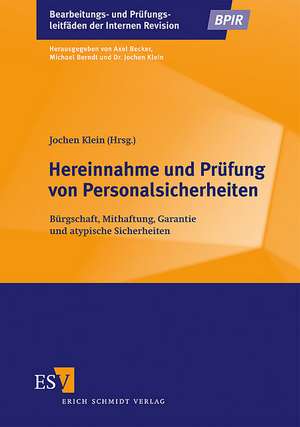 Hereinnahme und Prüfung von Personalsicherheiten de Jochen Klein