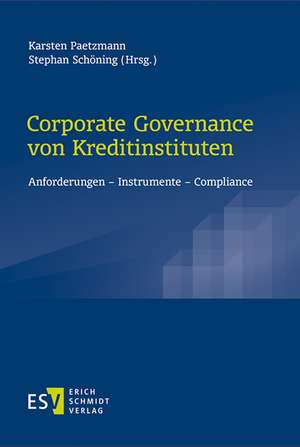 Corporate Governance von Kreditinstituten de Karsten Paetzmann