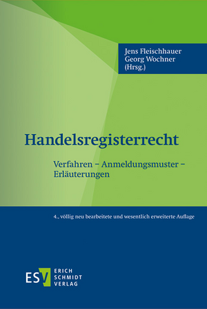 Handelsregisterrecht de Jens Fleischhauer