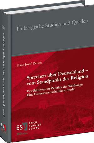 Sprechen über Deutschland - vom Standpunkt der Religion de Franz-Josef Deiters