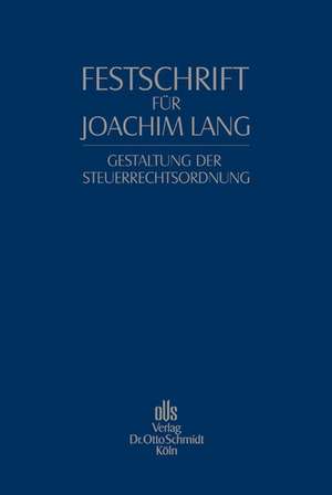 Festschrift für Joachim Lang de Klaus Tipke