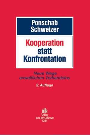 Kooperation statt Konfrontation de Reiner Ponschab