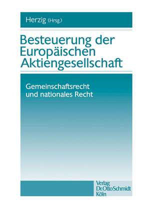 Besteuerung der Europäischen Aktiengesellschaft de Norbert Herzig