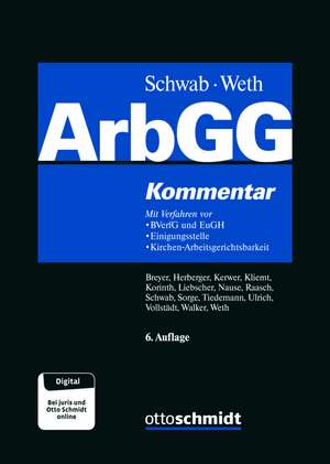 Arbeitsgerichtsgesetz de Norbert Schwab