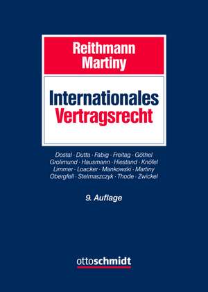 Internationales Vertragsrecht de Dieter Martiny