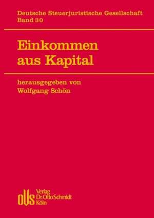 Einkommen aus Kapital de Wolfgang Schön