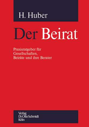 Der Beirat de Herwart Huber