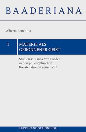 Materie als geronnener Geist de Alberto Bonchino