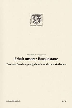 Erhalt unserer Bausubstanz de Peter Mark