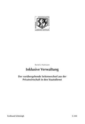 Inklusive Verwaltung de Bernd J. Hartmann