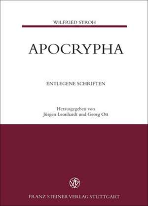 Apocrypha de Wilfried Stroh