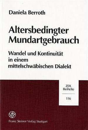 Altersbedingter Mundartgebrauch de Daniela Berroth