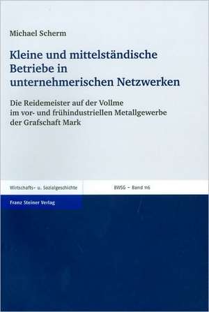 Kleine und mittelständische Betriebe in unternehmerischen Netzwerken de Michael Scherm