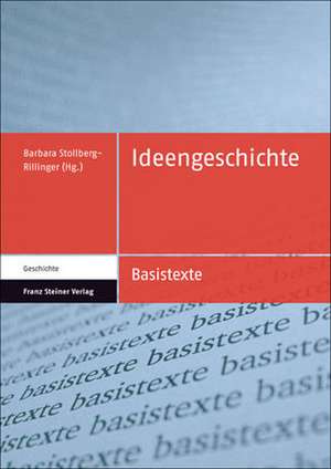 Ideengeschichte de Barbara Stollberg-Rilinger