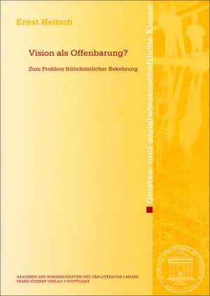 Vision als Offenbarung? de Ernst Heitsch