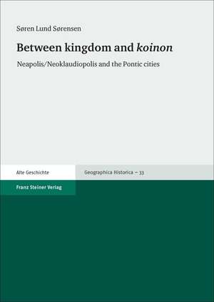Between kingdom and "koinon" de Soeren Lund Soerensen