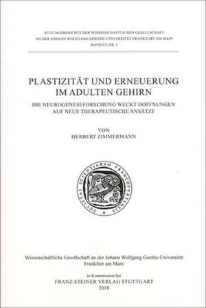 Plastizität und Erneuerung im adulten Gehirn de Herbert Zimmermann