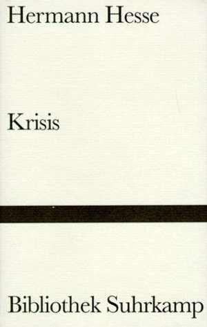 Krisis de Hermann Hesse