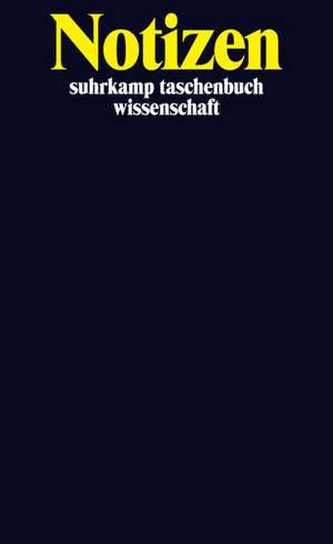 Notizbuch suhrkamp taschenbuch wissenschaft