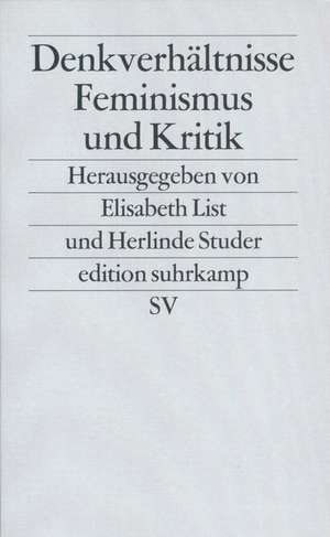 Denkverhältnisse de Elisabeth List