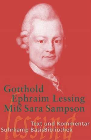 Miß Sara Sampson de Gotthold Ephraim Lessing