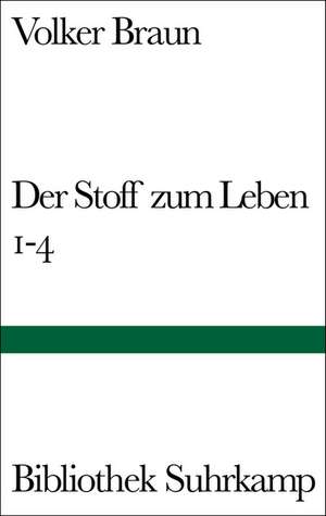 Der Stoff zum Leben 1-4 de Volker Braun