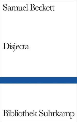 Disjecta de Samuel Beckett