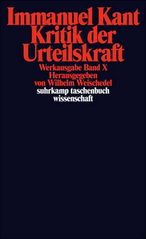 Kritik der Urteilskraft de Wilhelm Weischedel