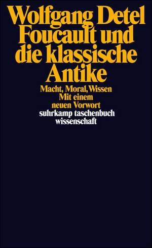 Foucault und die klassische Antike de Wolfgang Detel