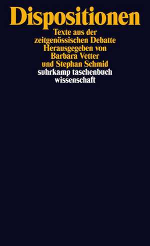 Dispositionen de Barbara Vetter