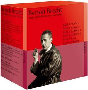 Ausgewählte Werke in sechs Bänden de Bertolt Brecht