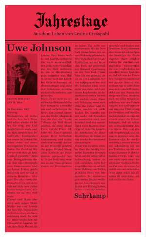 Jahrestage 2 de Uwe Johnson