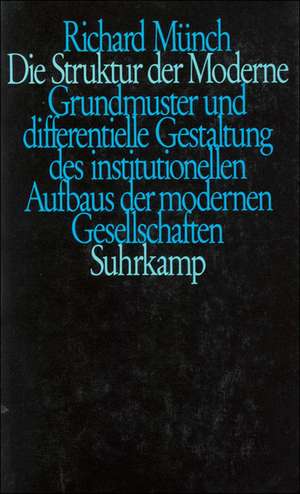 Die Struktur der Moderne de Richard Münch