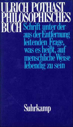 Philosophisches Buch de Ulrich Pothast