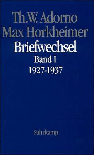 Briefwechsel 1. 1927 - 1937 de Christoph Gödde