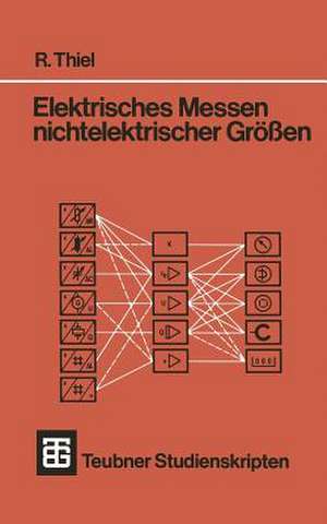 Elektrisches Messen nichtelektrischer Größen de R. Thiel