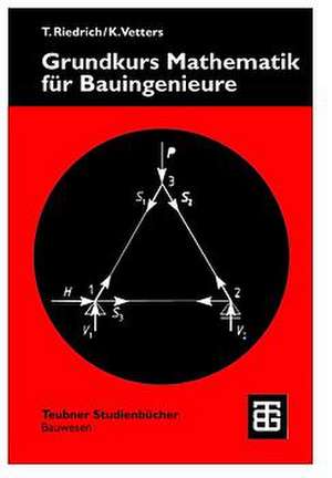 Grundkurs Mathematik für Bauingenieure de Thomas Riedrich