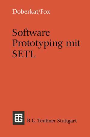 Software Prototyping mit SETL de Ernst-Erich Doberkat