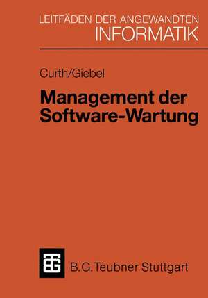 Management der Software-Wartung de Michael A. Curth