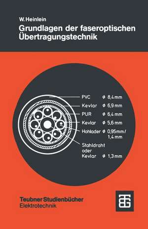 Grundlagen der faseroptischen Übertragungstechnik de Walter Heinlein