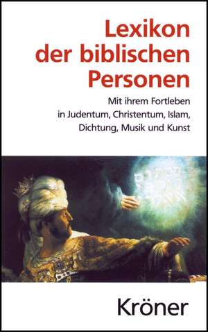 Lexikon der biblischen Personen de Martin Bocian