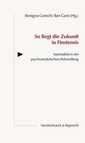 So Liegt Die Zukunft in Finsternis: Suizidalitat in Der Psychoanalytischen Behandlung de Benigna Gerisch