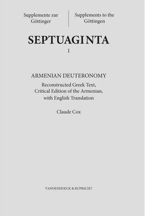 Armenian Deuteronomy de Claude Cox