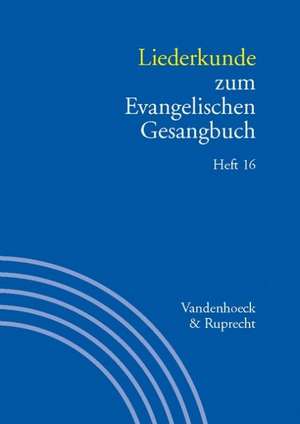 Liederkunde Zum Evangelischen Gesangbuch. Heft 16: CD-ROM Und Palastinakarten de Wolfgang Herbst