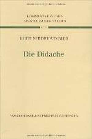 Die Didache de Kurt Niederwimmer