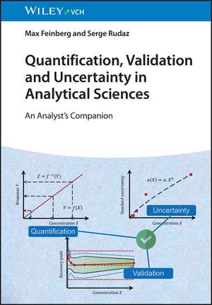 Quantification, Validation and Uncertainty in Analytical Sciences de Max Feinberg
